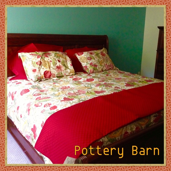 Pottery Barn Bedding King Size Duvet 2 Standard Shams Poshmark